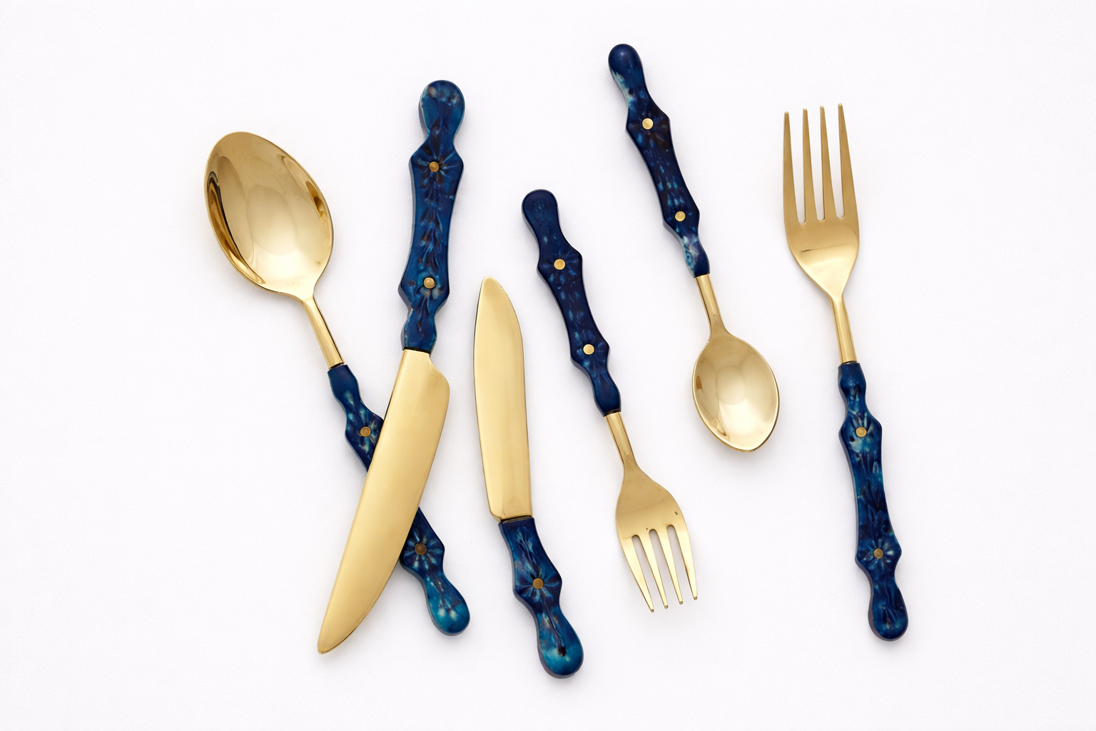 Imperial Blue Artisanal Flatware