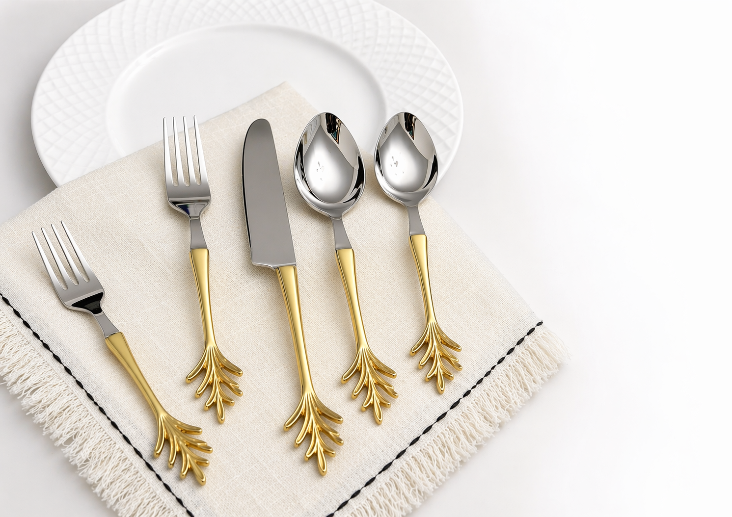 Midnight Heart Twisted Spoon Set