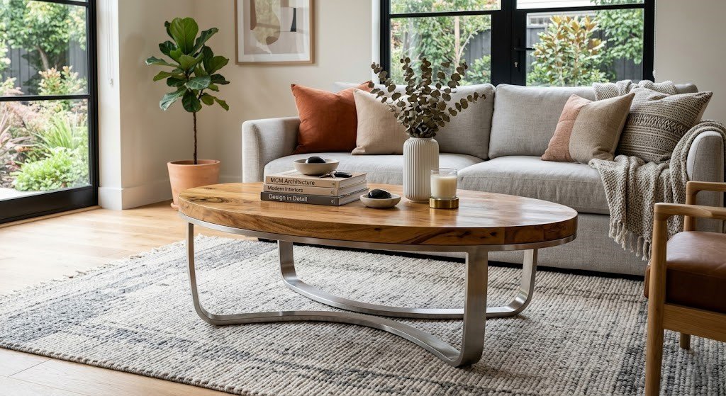 Orbit Oval Designer Table